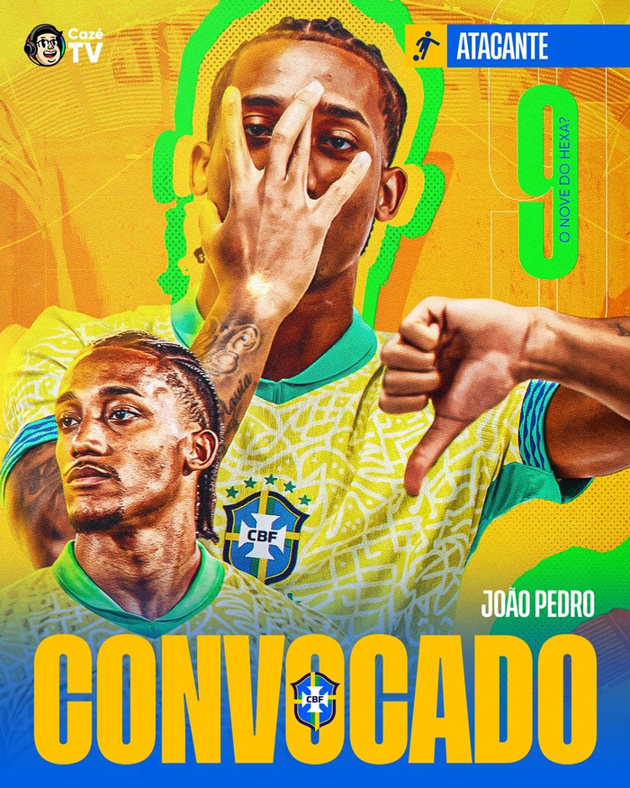 巴西国家队漏选若昂-佩德