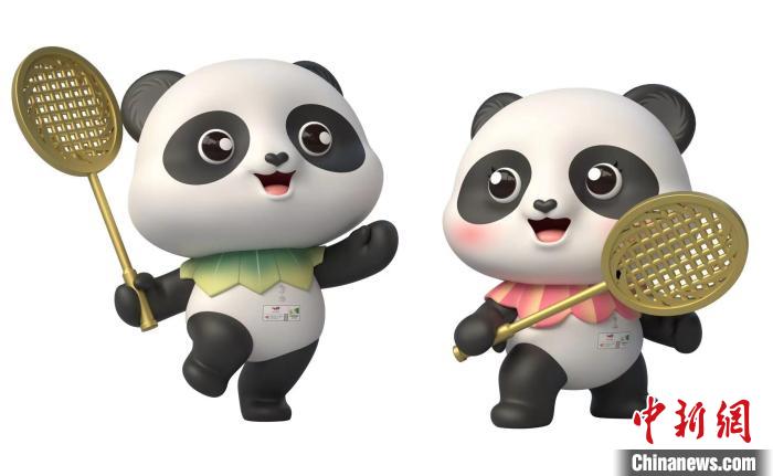 成都2024汤尤杯吉祥物亮相 古蜀文化与现代运动完