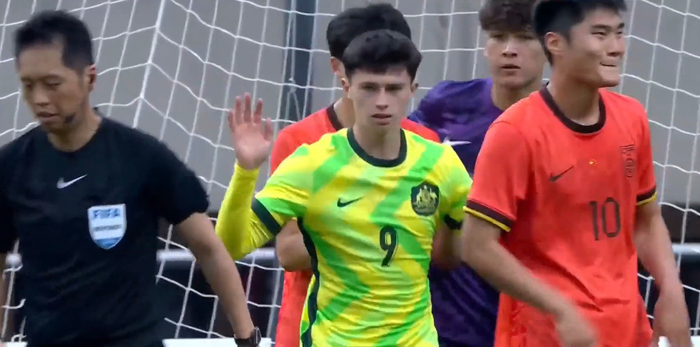 中国U19男足1-0爆冷掀翻澳大利亚U19