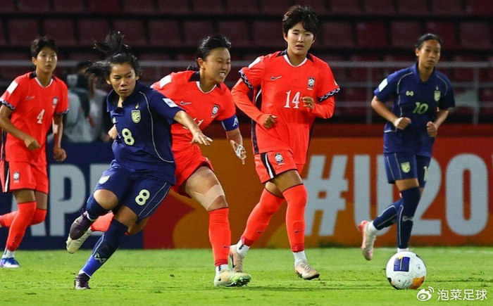 韩国U20女足加时险胜泰国，成功晋级世青赛