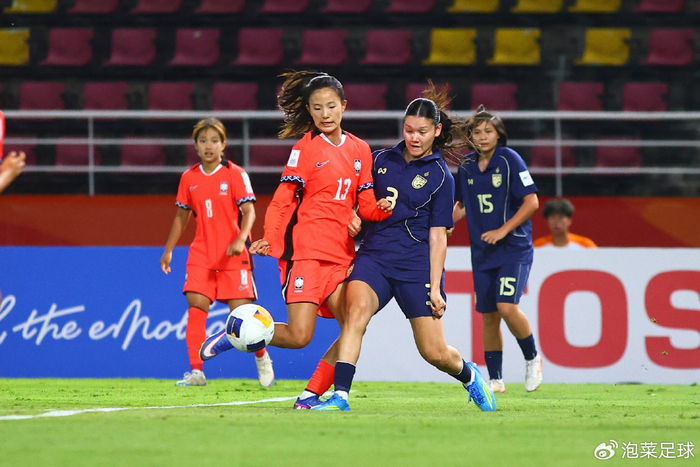 韩国U20女足加时险胜泰国，成功晋级世青赛